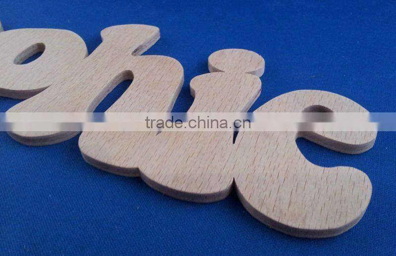 "home"decorative wooden alphabet letters for sale