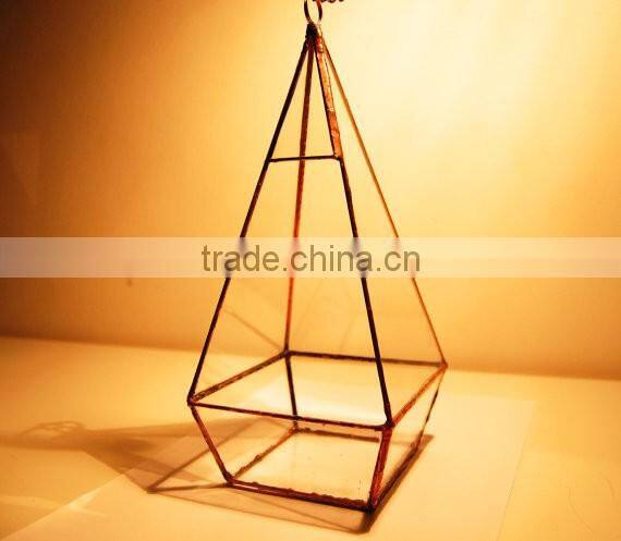 Candle Holder by Geodesium Teardrop Hanging Terrarium