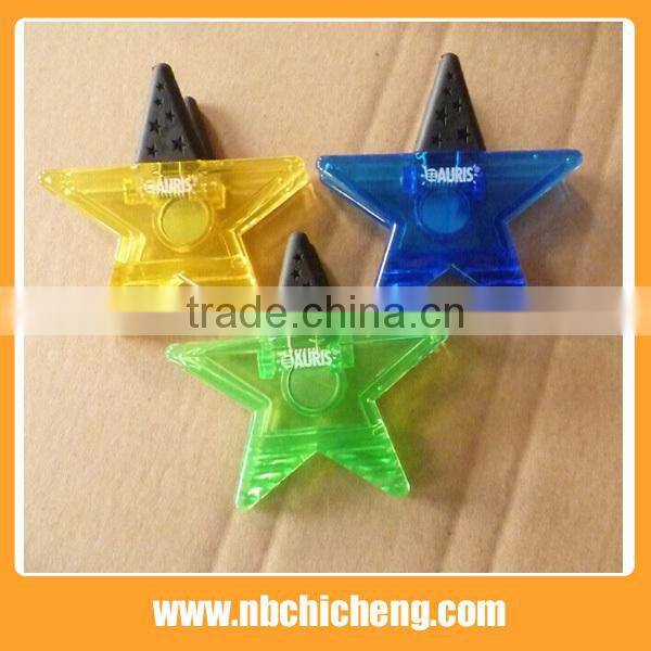 Colorful Plastic Cheap Star Shape Magnetic Clip