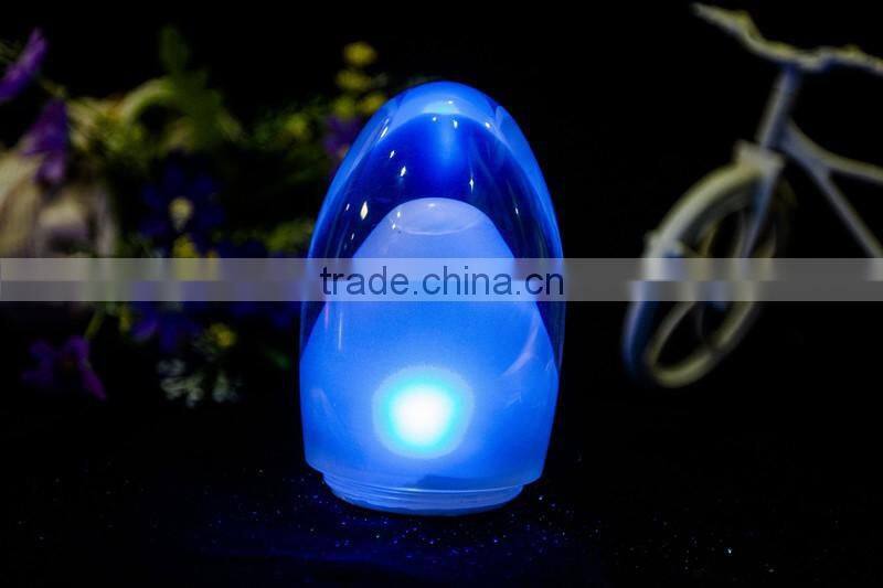 clear acrylic crystal bar LED RBG color changing table lamp
