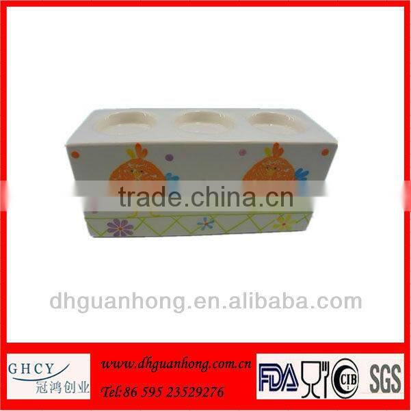 Ceramic Chicken Easter Candle Holder