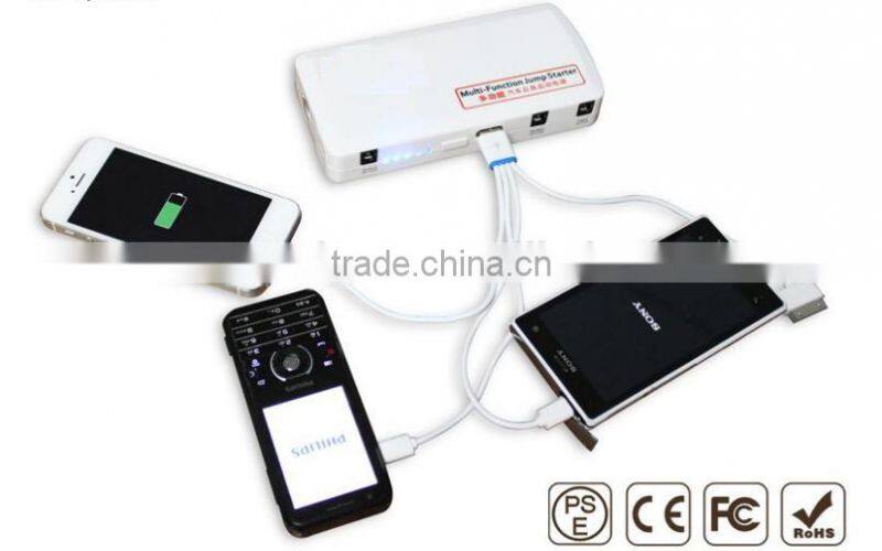 Car power Multi-Function Jump Starter For < 6000cc 12V/24V vehicles(gasoline&diesel) 12000mAh / 10000mAh / 8000mAh