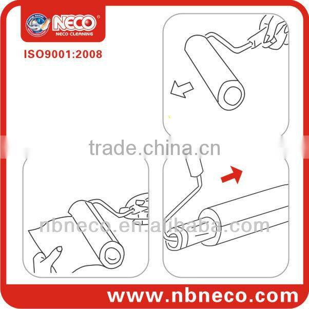 sticky lint roller with telescopic handle