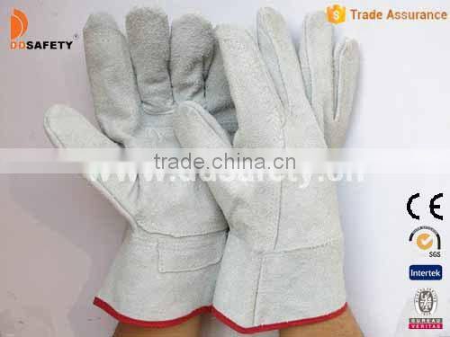 DDSAFETY Wholesale Cheap Welder Leather Glove Safety Glove