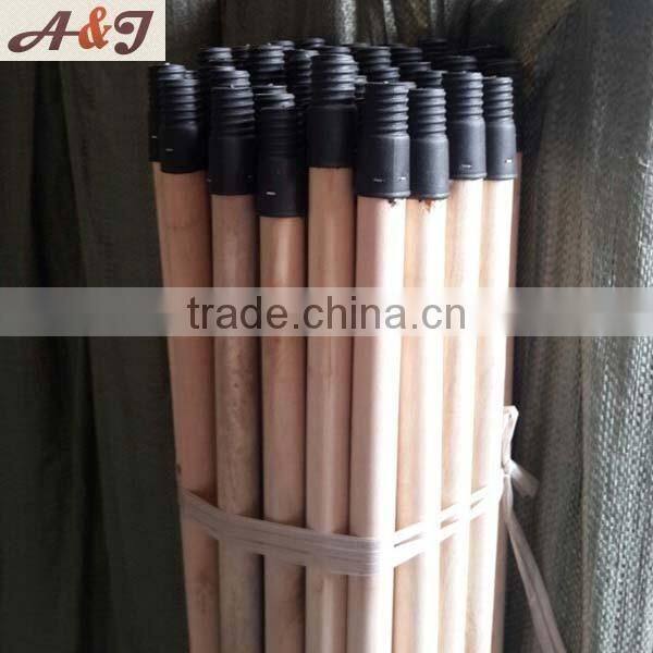 Natural wooden broom handle 22mm