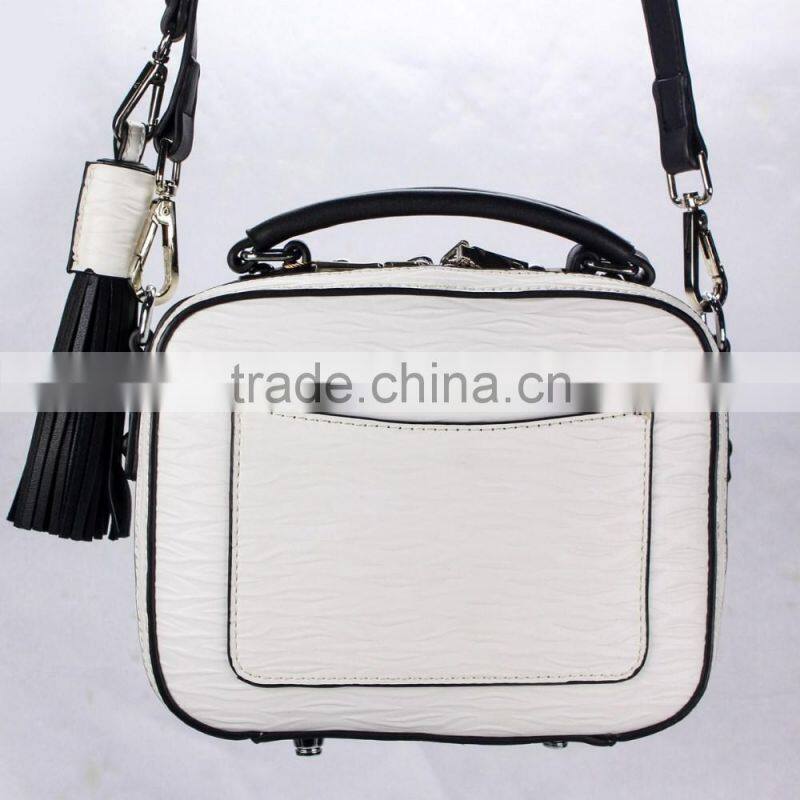 Ladies fashion American case-hardened handbag pu leather bag's for women