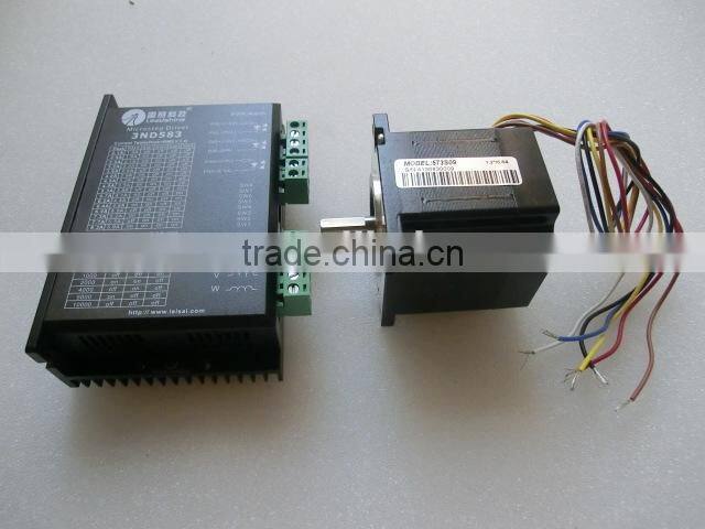 573S09 &3ND583 /3DM583 stepper motor and driver for for co2 laser engraving and cutting machine x axis