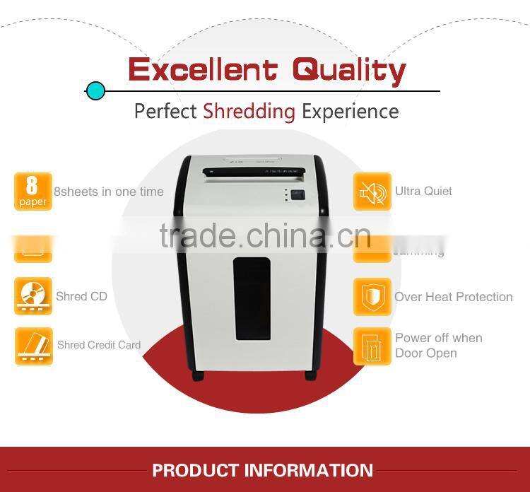 electric office home confetti shredder micro cut 8 sheets Paper shredder mahcine