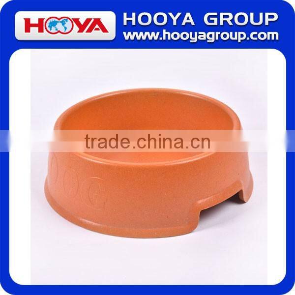 Bamboo Fiber Eco-Friendly Pet Round Bowl for Dogs and Cats