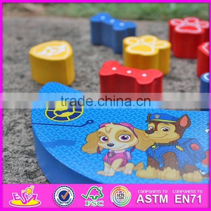 2016 new design educational wooden balance toys for toddlers W11F068