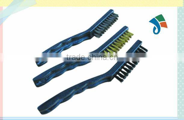 Steel,brass,nylon long handle wire brush Mini brush set
