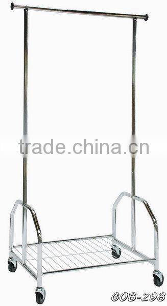 Metal heavy duty balcony clothes drying hanger rack
