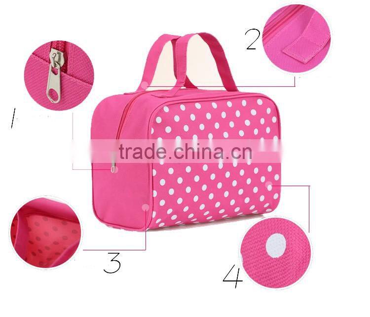 Multi-functional travel hanging toiletry bag organizer