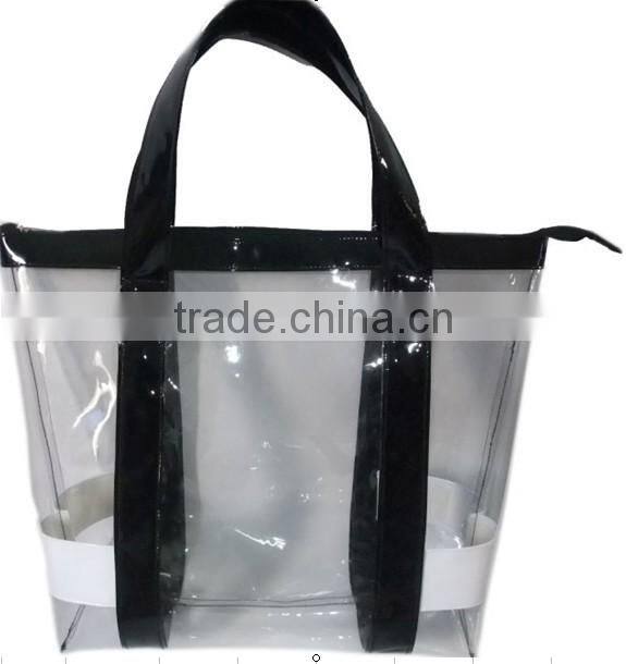 Ladies Clear PVC Shopping bag