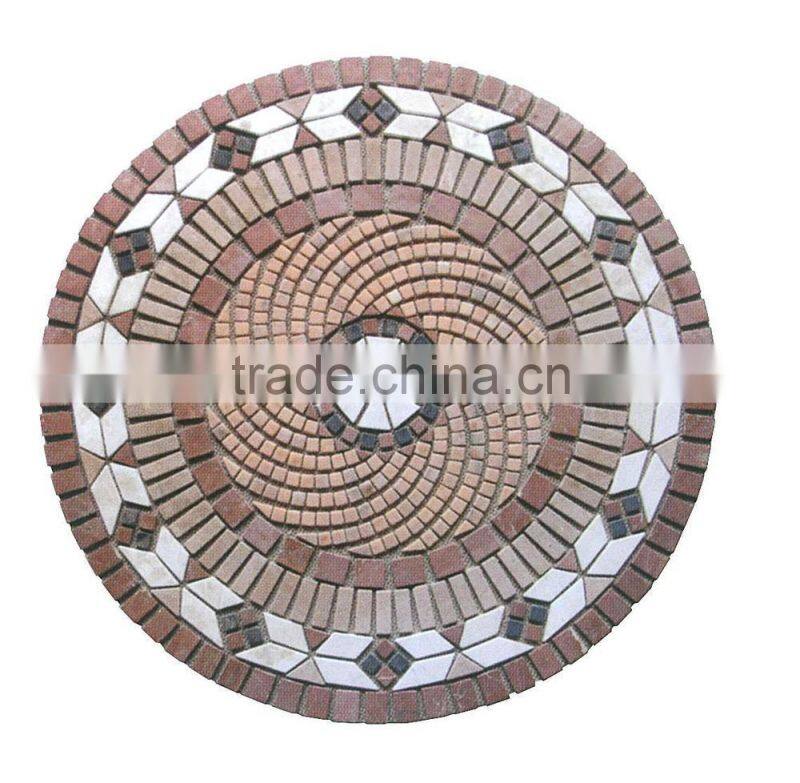 cheap coloured granite floor mosaic tile