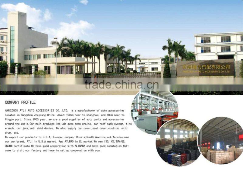 3pcs aluminum PVC rubber car mats