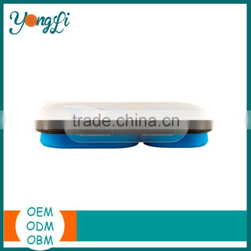 Japanese Silicone Divided Plastic Food Container