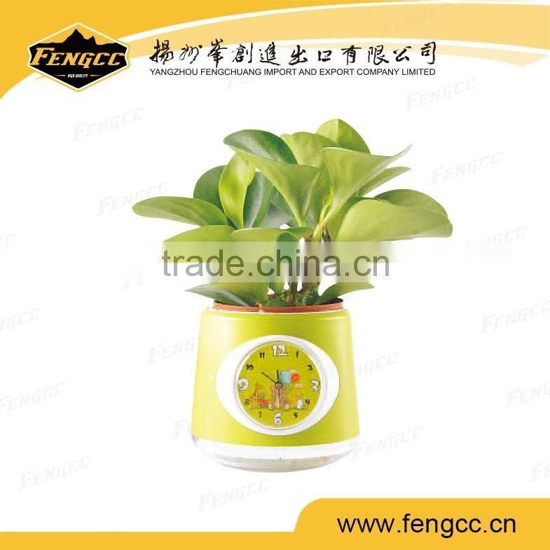 2016 Plant eco friendly clock for office desktop decorative