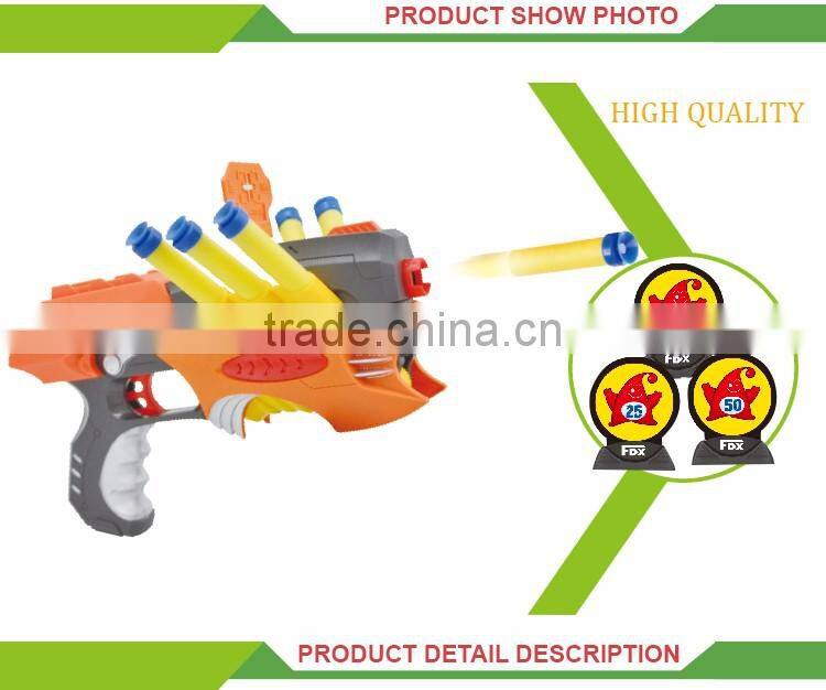 Hot selling good quailty EVA toys soft plastic bullet toy gun