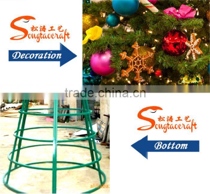 2016 green metal lighted christmas trees lighted decorative indoor tree