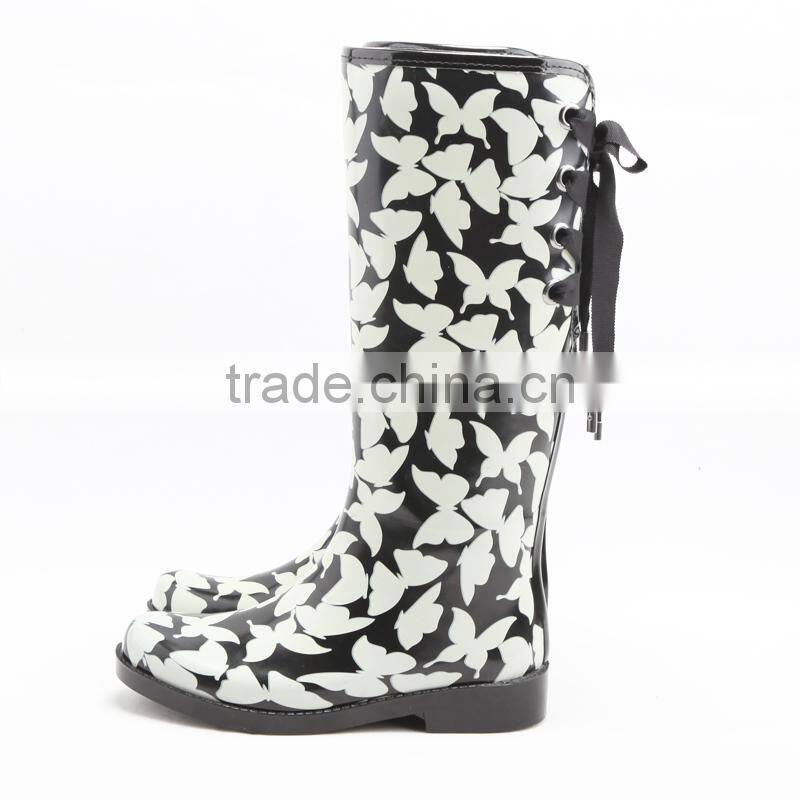 cheap women rubber rain boots sexy latex rubber boots