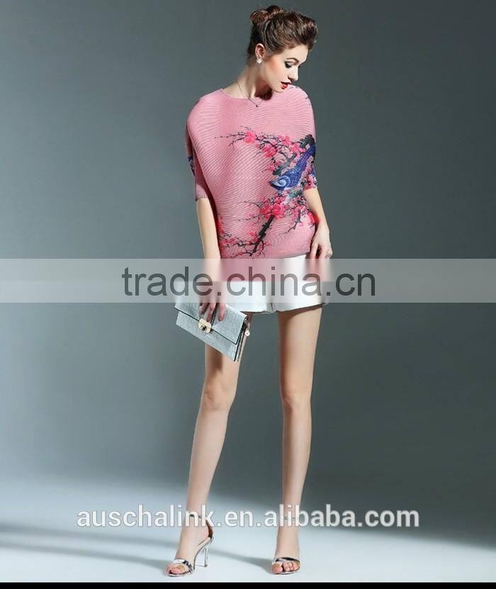 hot sell summer women new design fashion tops made in china