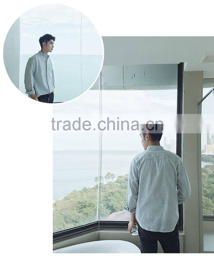 SZXX Manufacturer korean fashion stripe For Mens Shirts