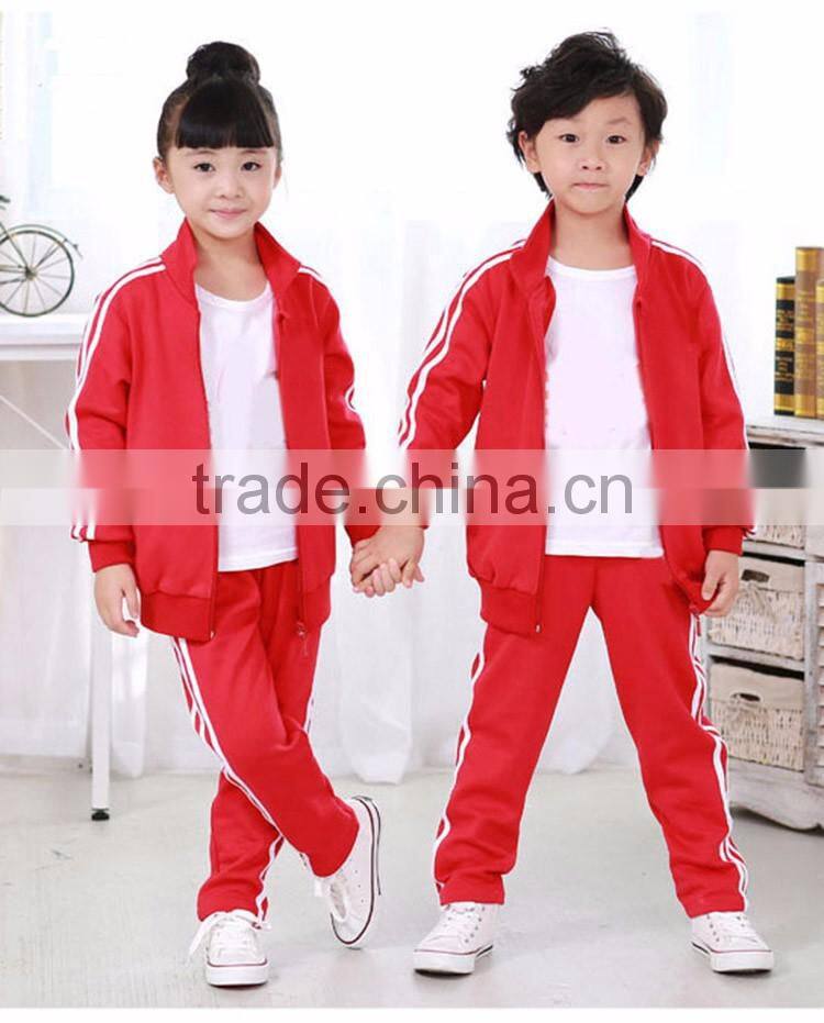 Kids Clothing Sets Jacket+ Pants Custom Kindergarten School Uniform