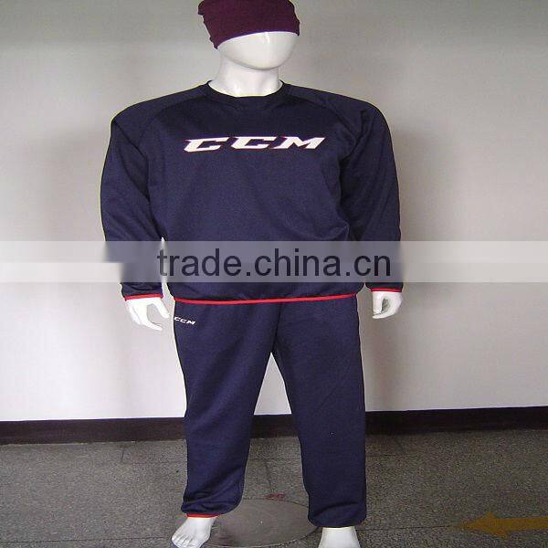 one side fleece jogging suits