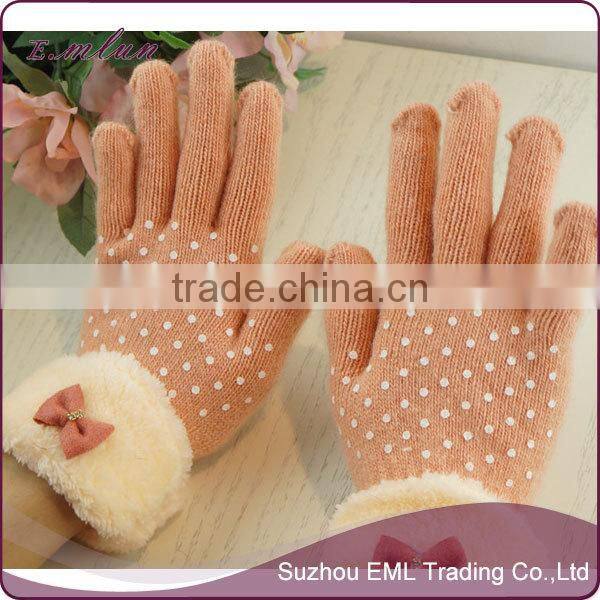 Fashion wholesale funny winter glove girls