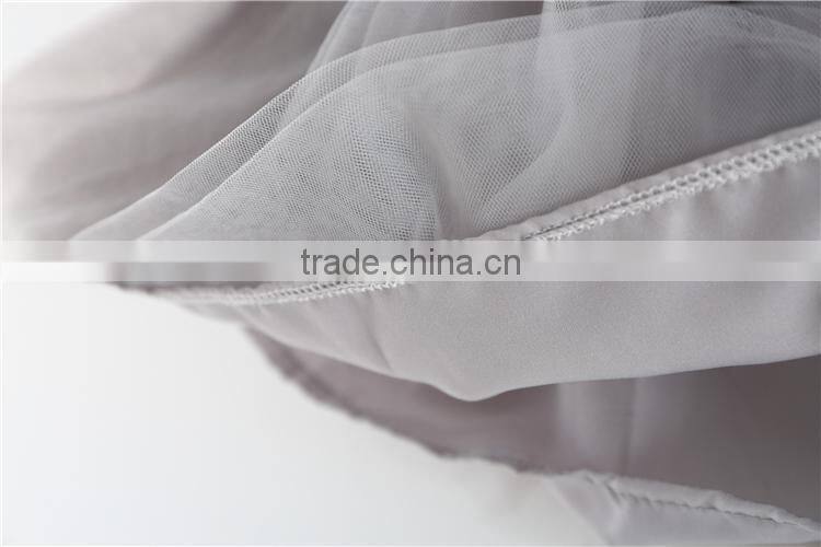 Boutique Princess Clothes Set Spring Baby Long Sleeve Shirt Gray Skirt Children Girl Wear 2017