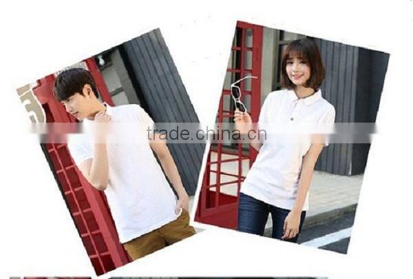 Jiangxi China 2017 new style good sale custom couples Polo shirt