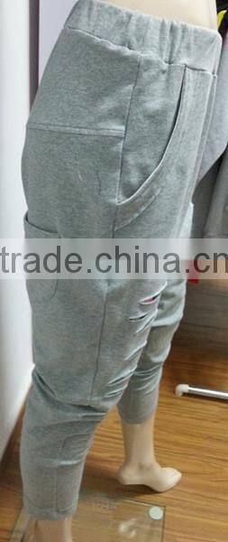 fashion design cotton lady casual sweat pants
