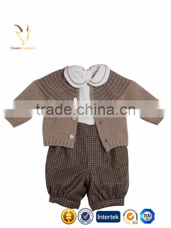 Cashmere Wool knitting pattern children cardigan