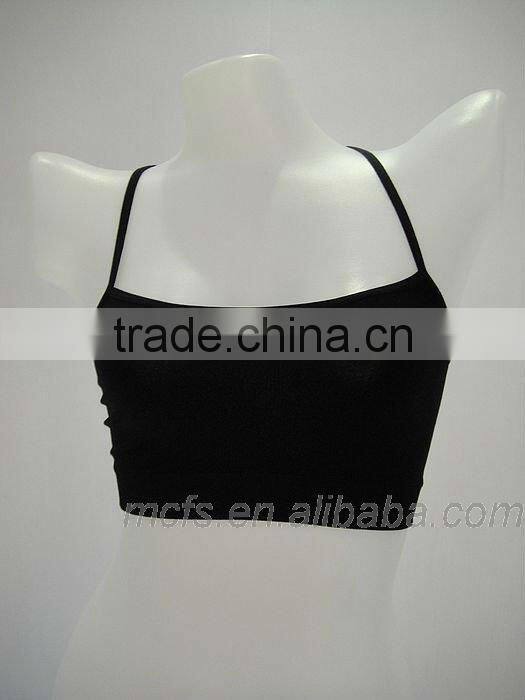 Plain tube bra ladies underwear girls fashion lingerie sexy women's seamless sport bra