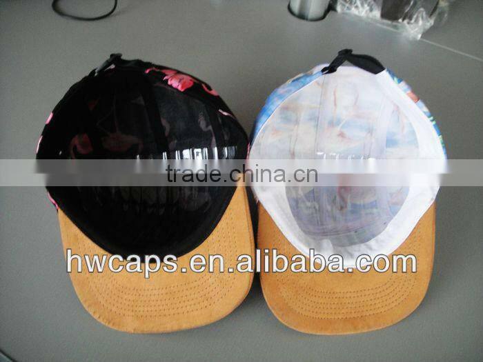 2014 Best Selling 100% Cotton Printed Pattern Very Cheap 5 Panel Cap