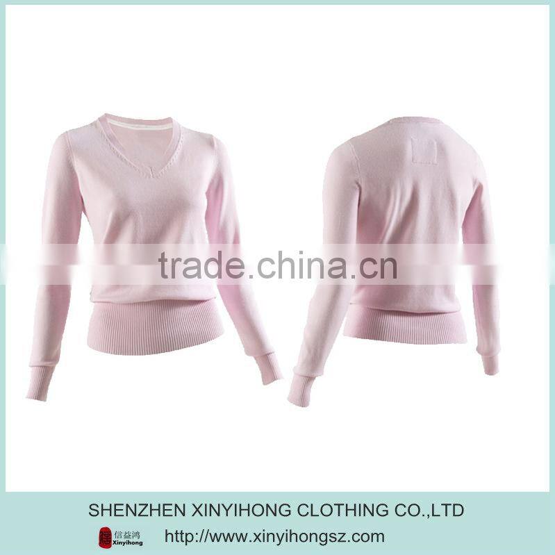 combed cotton elastic comfortable soft womens winter golf Knitwear