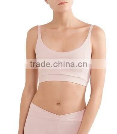 Summer Style Women Cotton Stretch Athletic Vest Gym Fitness spandex Sports Bra