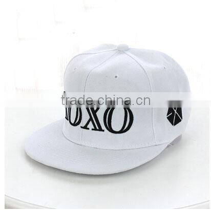 Custom wholesale baseball cap flat top fancy stylish baseball caps