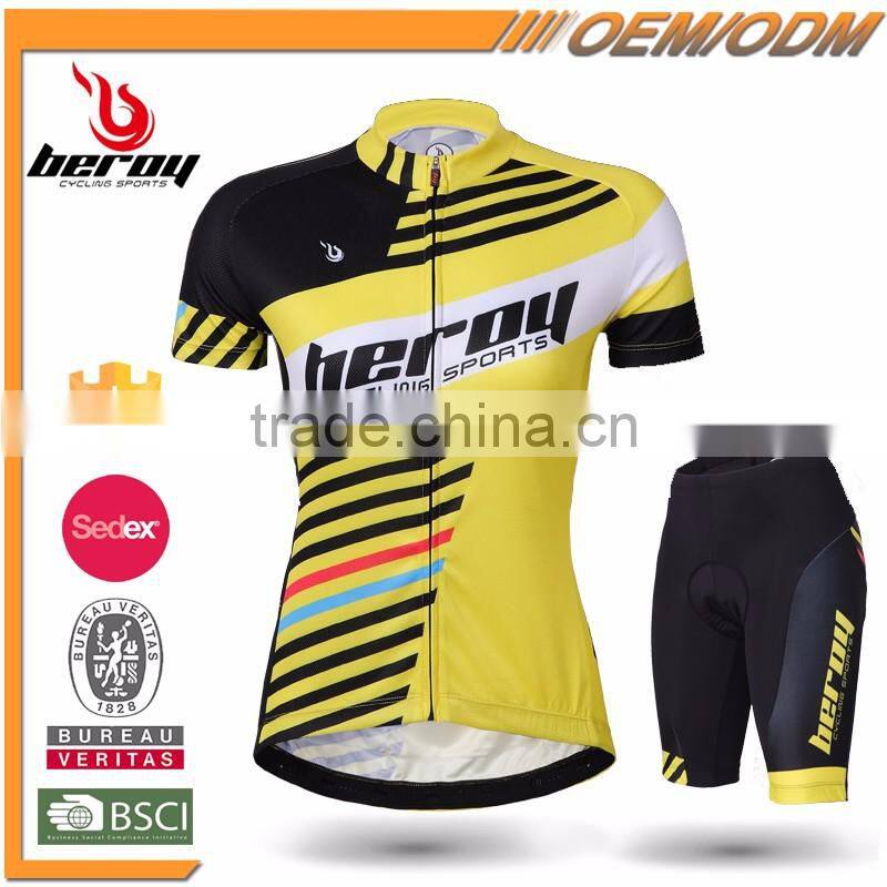 BEROY new arrivel cycling wear for woman,short sleeve cyclists clothes