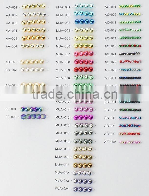High quality colorful imitation pearl set made in Japan