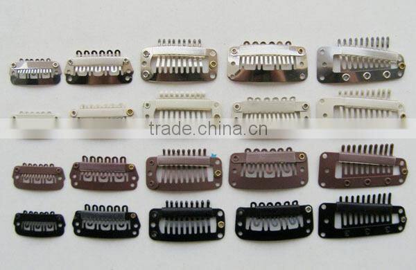 Factory Price Cheap Stainless Steel Wig Clips,Different Sizes Metal Hair Clip For Hair Extension