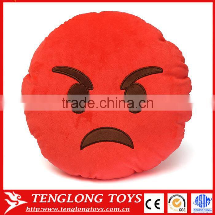 2017 new arrival soft emoticon plush emoji pillow