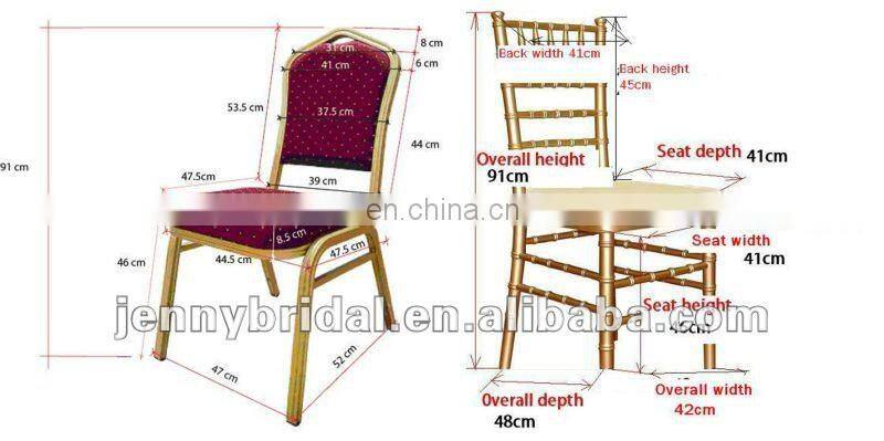 C147G silver organza wholesale chair sashes with buckle