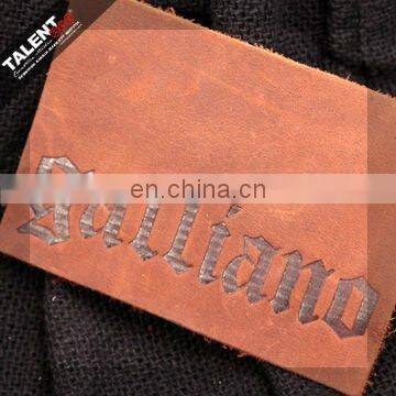 classic leather label patch