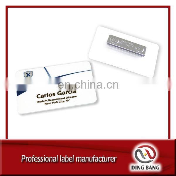 DB New design metal name tag