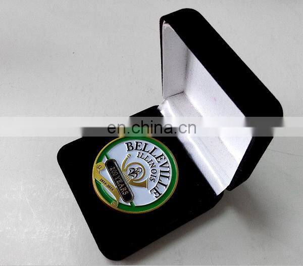 custom challenge coin and gold coin embossed with figures and animal or letter as souvenir coin