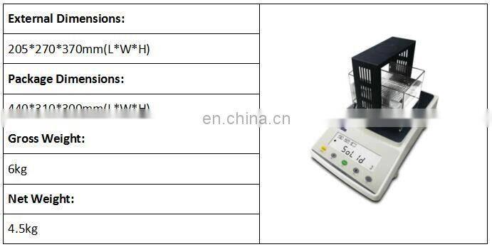 GESTER Physics Lab Equipment Densimeter GT-KD04