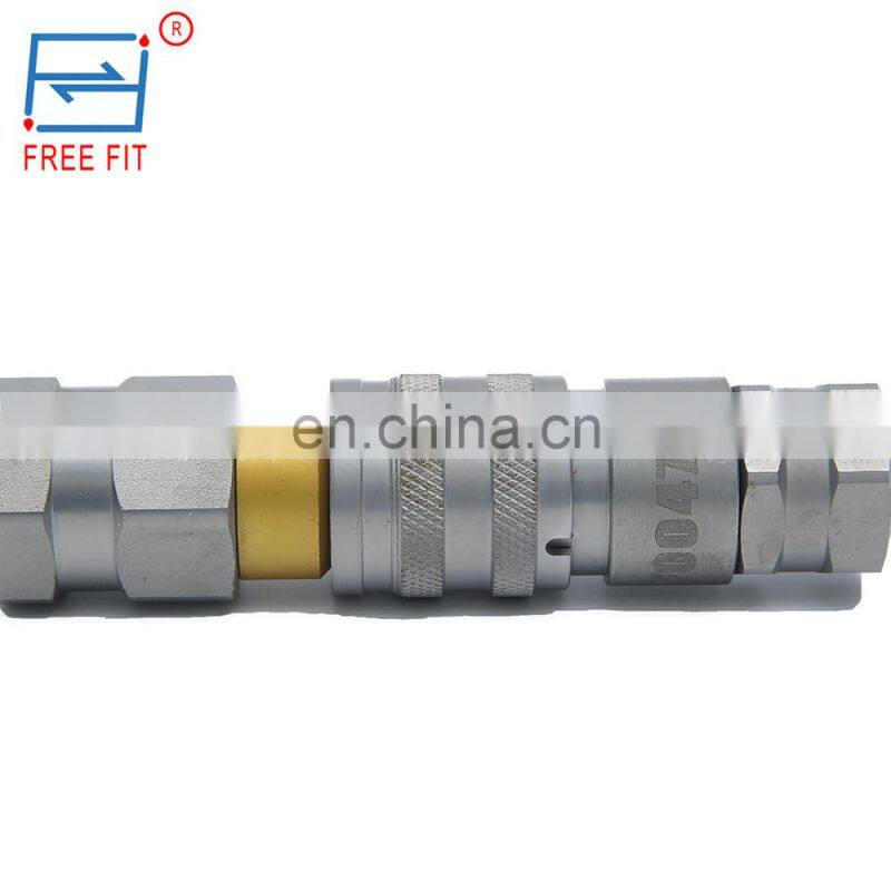Hot sale best quality Flat face hydraulic quick release couplers