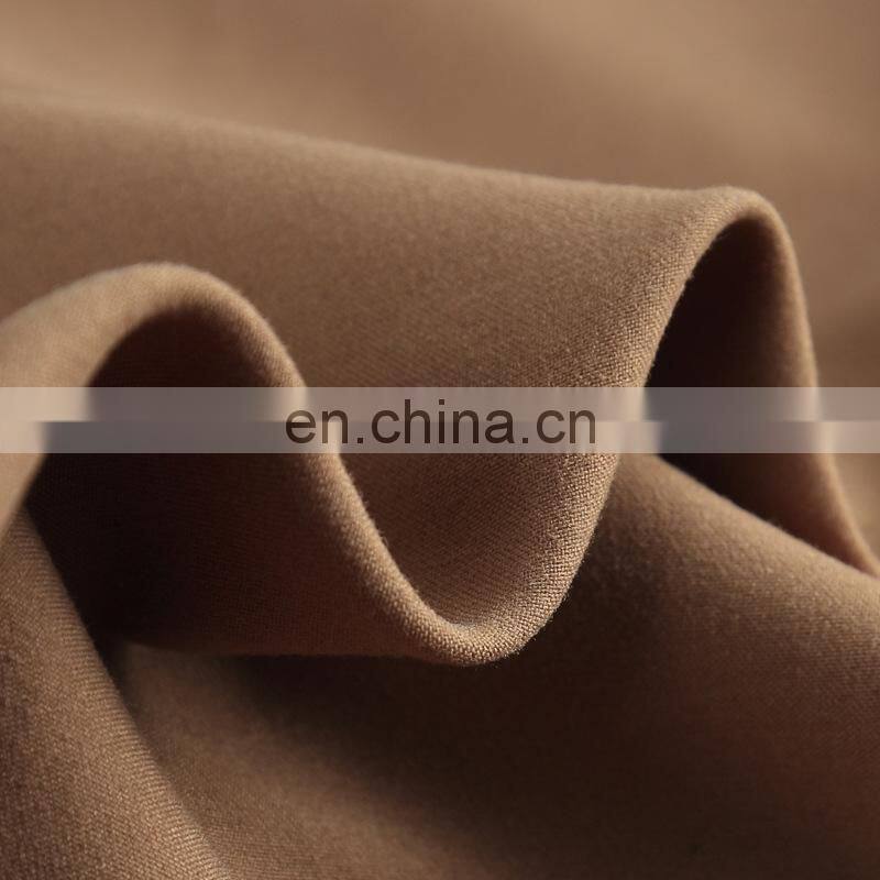 Factory wholesale polyester peach skin microfiber fabric for dresses
